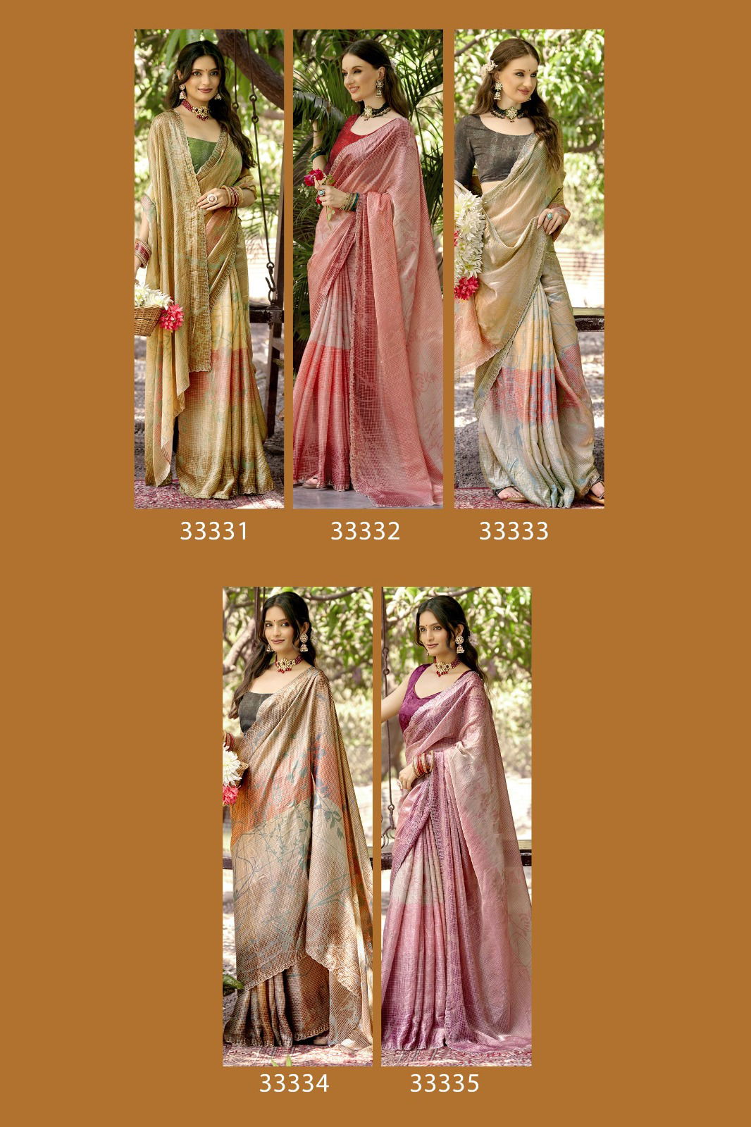 Karuna Vol 10 By Vallabhi N C Satin Printed Fancy Saree Orders In India